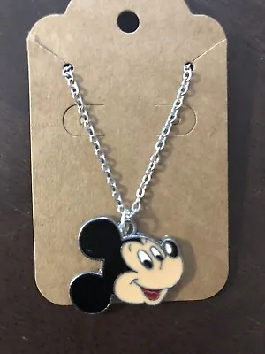 Mickey Mouse Necklace On 18 Inch Chain Custom Length Upon Request • $6