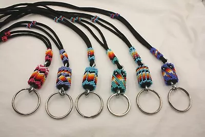 Handmade Native American Navajo Beaded Lanyard / ID Holder • $44