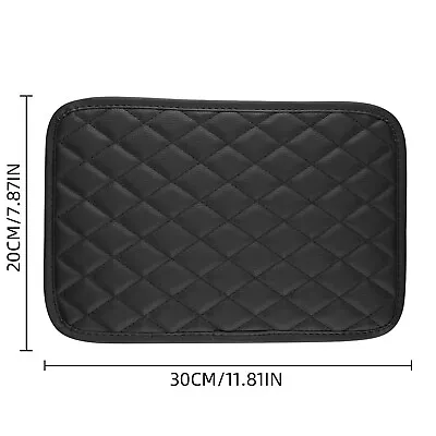 PU Leather Car Center Console Cushion Pad Trim Pad Armrest Cover Black For VOLVO • $3.99