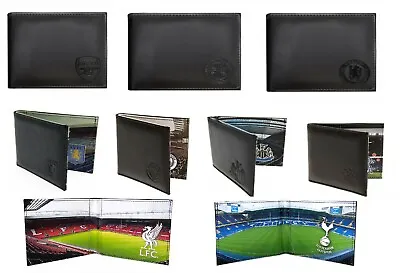 £16.50 • Buy Football Leather Stadium Wallet - Chelsea Liverpool Tottenham Manchester Etc