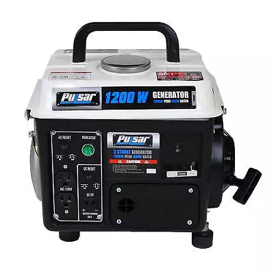 1200 Peak/900 Running W Portable 2-Cycle Gas Powered Generator 1.1gal Fuel Tank • $253.79