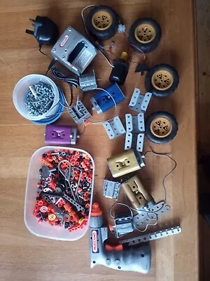 Meccano Electric Motors And Associated Bits . • £10