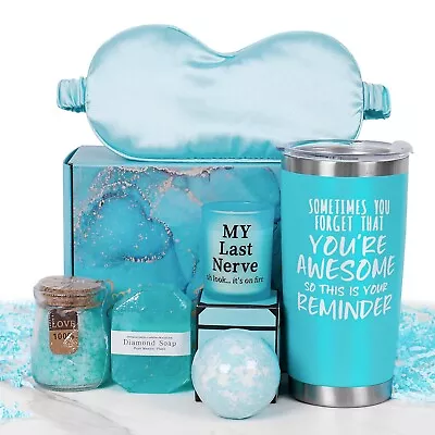 Mother's Day Gifts For Mom Her Wife-Relaxing Spa Gift Basket Set Bath And Body-U • $20.55