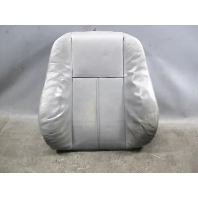 1999-2003 BMW E39 5-Series Front Sports Seat Backrest Cushion Grey Leather OEM • $63.75