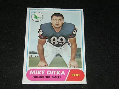 1968 Topps Football Card #162 Mike Ditka Philadelphia Eagles • $19.99