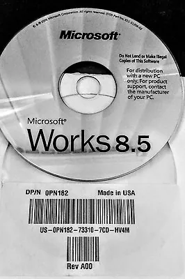 Microsoft Works 8.5 • $5