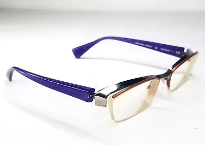 Alain Mikli A0415 Titane 09- Purple Half Rim Eyeglass Frame France • $59