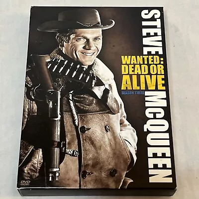 Wanted: Dead Or Alive - Season 3 (DVD 2007 4-Disc Set) Steve McQueen • $17