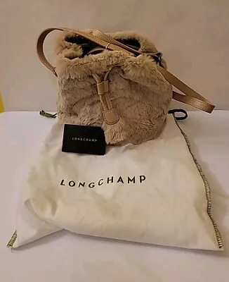 Longchamp Give Me A Hug Fur Bucket Bag (RARE) W/dustbag • $385