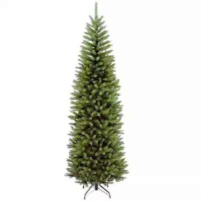 7 Ft. Kingswood Fir Pencil Hinged Artificial Christmas Tree KW7-500-70 • $149.99
