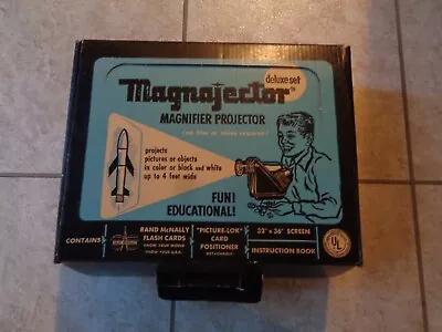 Magnajector Magnifier Projector Deluxe Set In ORIGINAL BOX WORKS • $24.99