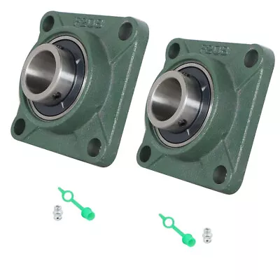 1-1/2  Bore 4Bolt Solid Base2PCS UCF208-24 Pillow Block Flange Bearing • $23.91