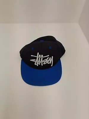 STUSSY Mens Embroidered Black Cap Hat  • $19