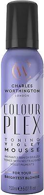 Charles Worthington Colourplex Toning Violet Colour Revive Mousse • £7.64