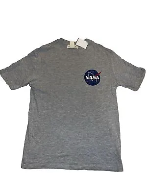New Mens NASA Double Sided Shirt (Gray) Size Medium By H&M • $17