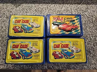 🔥 4 Vintage Hot Wheels Matchbox Case Fully Functional With Trays • $14.99