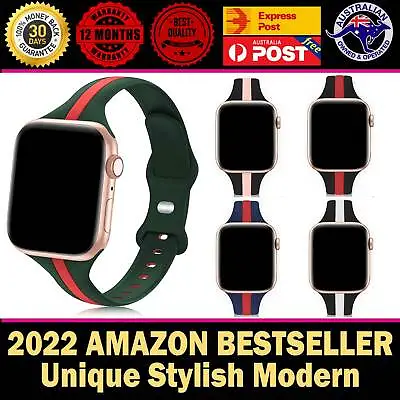 $11.95 • Buy For Apple Watch IWatch Sports Band Strap Series 7 6 5 4 3 2 SE 38/40/41/42/44/45