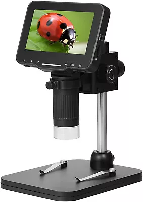 ✅ LP043 4.3 Inches IPS  Screen Digital Microscope Industrial Microscope Q0J1 ✅ • $37.95