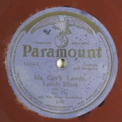 $8 • Buy Blues 78 IDA COX Lawdy, Lawdy Blues PARAMOUNT 12064 Red HEAR 423