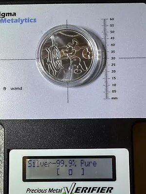 2024 Steamboat Willie 1 Troy Oz Silver Round 1928 Mickey Mouse Bullion Elemetal • $37.99