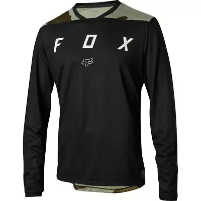 Fox Racing Indicator Long Sleeve L/S Mash Camo Jersey Black • $69.95