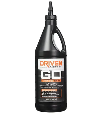 Driven Racing Gear Oil 04530 GL-4 Oil 80W-90 Conventional 1 Quart • $25.11