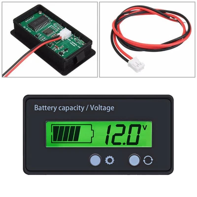 £9.27 • Buy Digital LED Lead Acid Li-ion Car Battery Capacity Level Indicator Voltage Meter