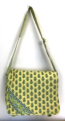 Vera Bradley Citrus Elephant Messenger Bag Crossbody Laptop 14x11 USA GC W/stain • $8.99