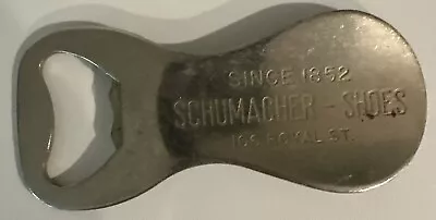 Advertising Shoehorn/Bottle Opener Schumacher Shoes New Orleans Vaughan-Chicago • $7.95