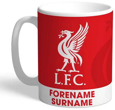 Personalised Liverpool FC Bold Crest Mug - Free Delivery • £14.99