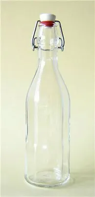 12 X  250ml SWING STOPPER GLASS BOTTLES & TOPS HOMEBREW • £45.23