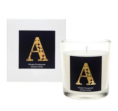 £5 • Buy Landon Tyler Alphabet Candle - Letter A - Midnight Pomegranate 140g