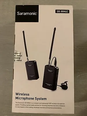 £39.99 • Buy Saramonic SR-WM4C Wireless Microphone System BNIB Free Delivery