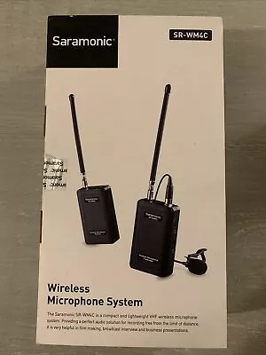 £39.99 • Buy Saramonic SR-WM4C Wireless Microphone System BNIB Free Delivery