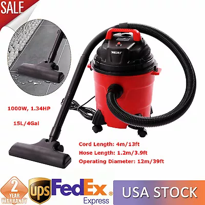 Wet/Dry Vacuum Cleaner Portable Heavy-Duty 3 in1 w/ Attachments for House 1000W • $57