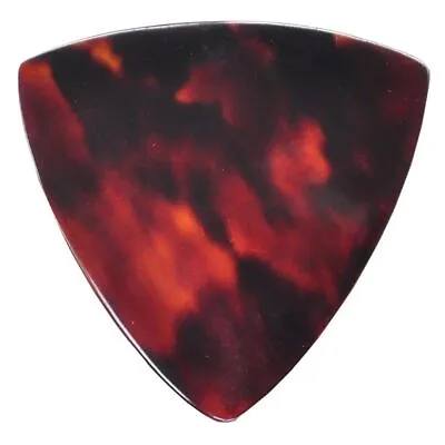 GRECO Guitar Pick Triangle Tortoiseshell Beige Dark Brown Red Color *[Genuine] • $39.19