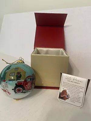$8 • Buy Pier 1 Imports Li Bien Inside Painted 2017 Christmas Ornament