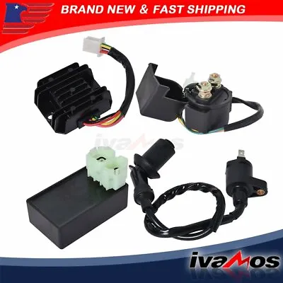 NEW Electric Set Ignition Coil CDI Relay Regulator For 125 150CC GY6 ATV Go Kart • $21.66