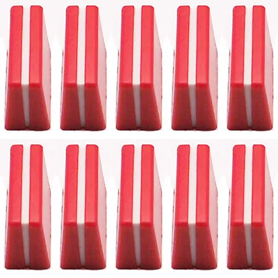 10pcs Mixer Knob / Fader Cap Crosscut Knob Fader Cap For PIONEER DJM Mixer (Red) • $8.99