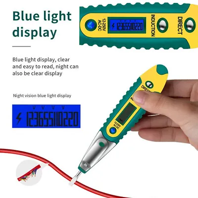 AC/DC Non-Contact LCD Electric Test Pen Voltage Digital Detector Tester New • $3.71