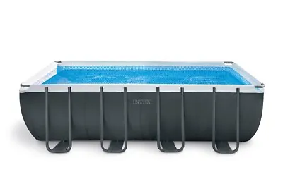 $1099.95 • Buy Intex 18ft X 9ft X 52in Ultra XTR Rectangular Pool Set With Sand Filter Pump Lad