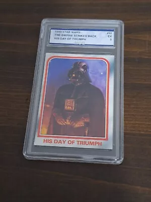 1980 Topps Star Wars Darth Vader His Day Of Triumph #92 EX 5 • $5