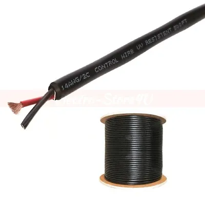 14AWG Speaker Cable 250ft Outdoor Direct Burial UV 14/2 Gauge Bulk Audio Wire • $63.95