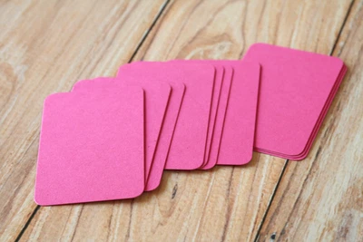£24.99 • Buy 500pc Vibrant Colours Blank Business Cards ATC DIY Wedding Place Name Craft Card