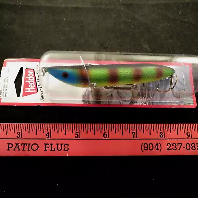 Heddon Slopenose Topwater Fishing Lure X0200L Perch NIB 4-7/8  3/4oz • $9.49