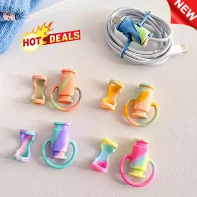 £2.21 • Buy Mini 2 In 1 Data Cable Protector Cover,Cute Cable Winder Protection Tools 2023