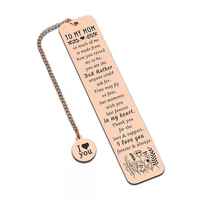 Mothers Day Gifts From Daughter Son Bookmark Gift For Mom From Daughter Son M... • $13.30