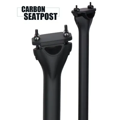 UD Full Carbon Fiber Bicycle Seatposts 27.2/30.9/31.6mm MTB Road Bike Seat Post • $46.60