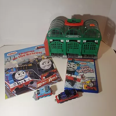 Thomas & Friends KNAPFORD STATION Mighty Mac Thomas Sticker Book DVD Bundle • $28