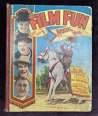 Film  Fun Annual 1941  Inc Laurel And Hardy  Scarce . Good • £30